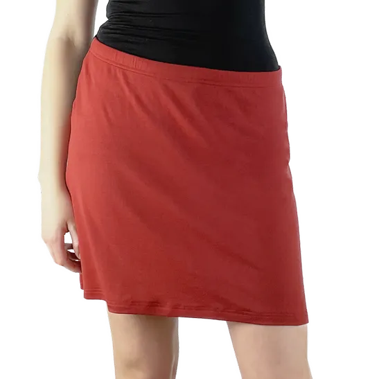 WOFCE Sukeenka vlněná sukně červená malina